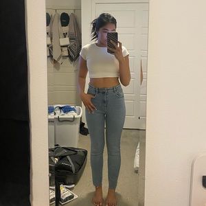 ZARA high waisted jeans